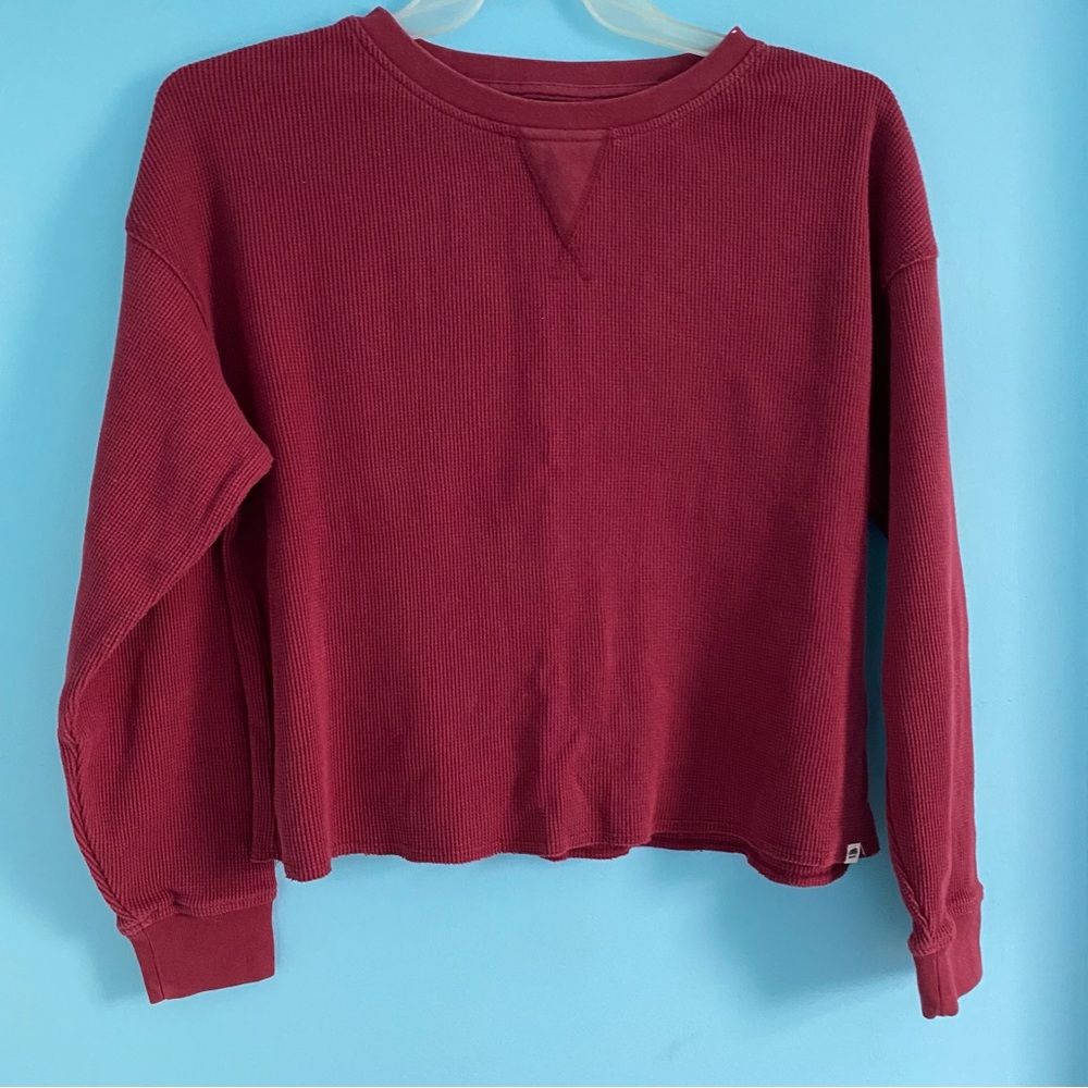 roots waffle long sleeve tee